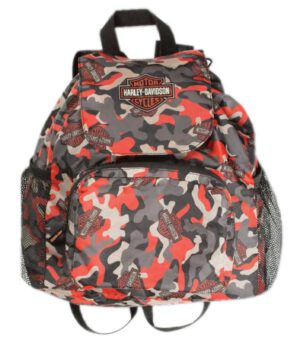 Camo-Printed Packable Pouch Nylon Backpack