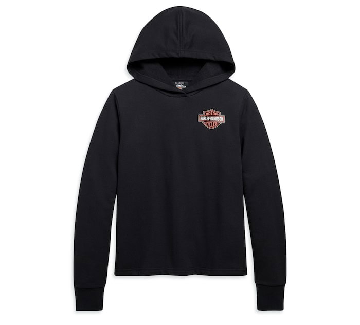 Women s Logo Pullover Hoodie HARLEY DAVIDSON OF BANGKOK Online Shop