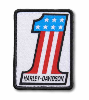 Harley-Davidson® Skull Bust Iron-On Patch