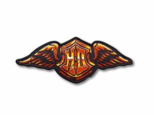 Stone Wings Iron on Patch