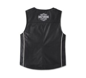 Harley-Davidson Men's Factory Leather Vest - Image 3