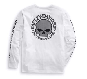 Harley-Davidson Willie G Skull Long Sleeve Tee - Image 3