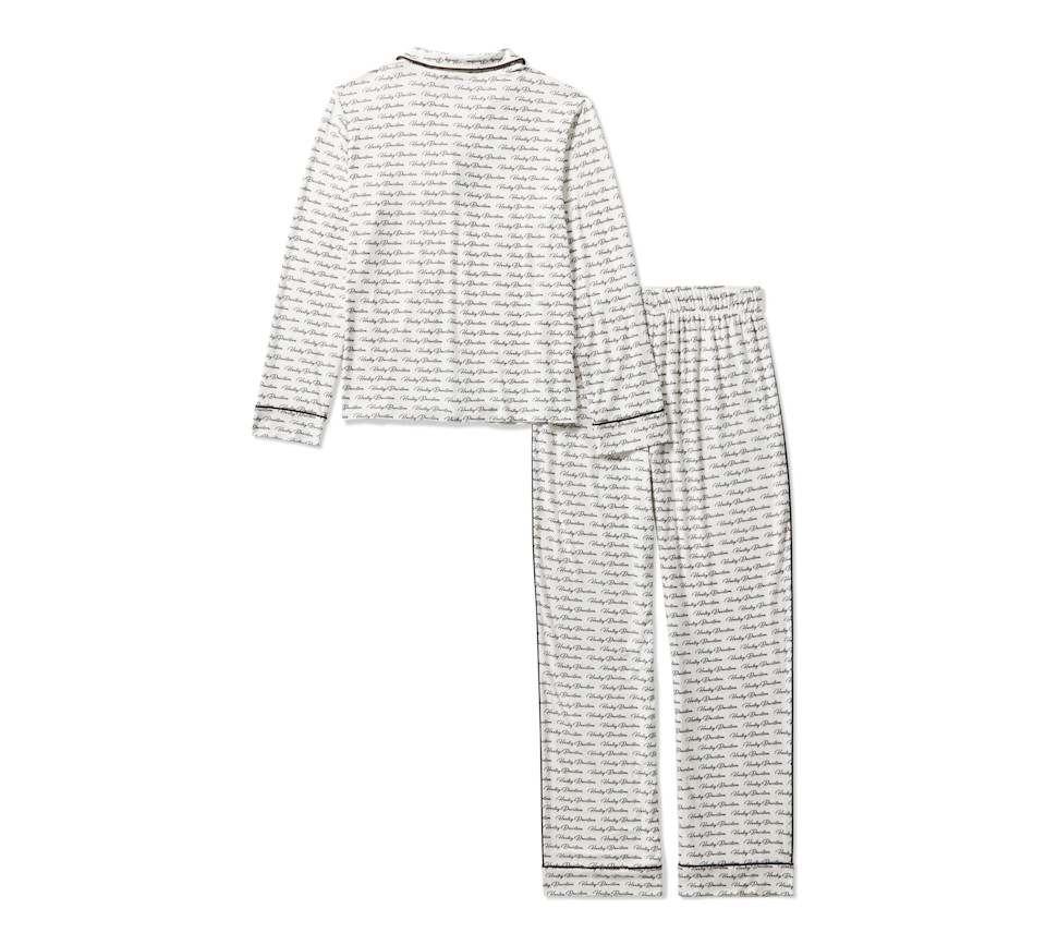 Women's H-D Button Front Pajama Set - Image 3