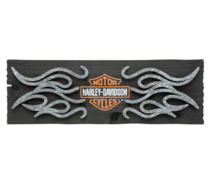 H-D Bar & Shield Flames Pub Sign - Image 3