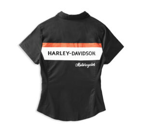 Women's Crew Stripe Zip Front Shirt - Image 3