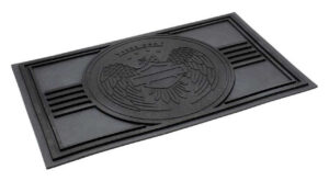 Harley-Davidson® Open Bar & Shield Eagle Entry Mat, Durable Rubber - Black - Image 3