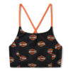 NEW ARRIVAL Women's H-D Swim Bar & Shield High Neck Bikini Top