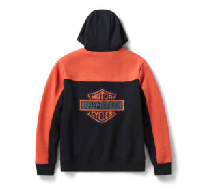 Men's H-D Essential Color Blocked Full Zip Hoodie