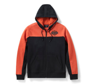 Men's H-D Essential Color Blocked Full Zip Hoodie - Image 3