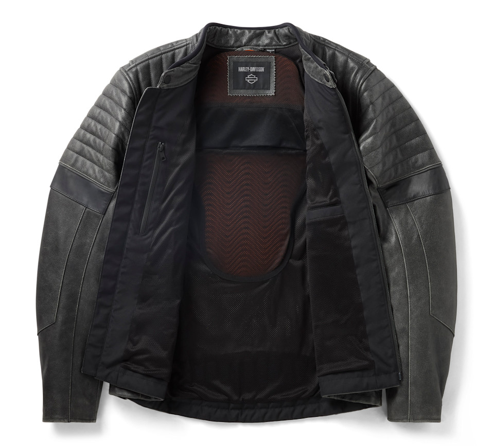 NEW ARRIVAL Men's H-D Passing Link III Leather Jacket - Image 4