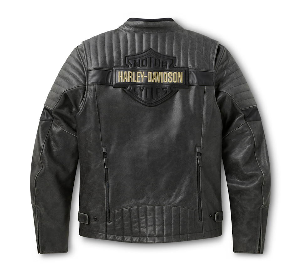 NEW ARRIVAL Men's H-D Passing Link III Leather Jacket - Image 3