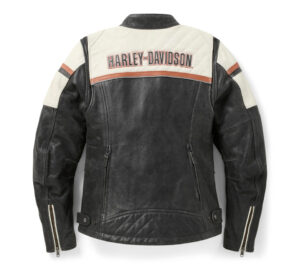 Women's H-D Miss Enthusiast III Leather Riding Jacket - Image 3