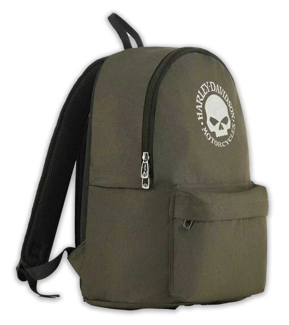 Rugged Willie G Skull Graphic Durable Backpack - Image 2