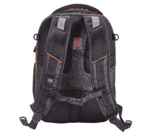 Renegade II" USB Backpack - Rust/Black - Image 4